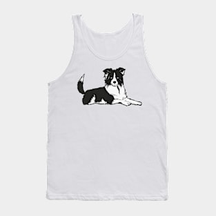 Border Collie dog pet Tank Top